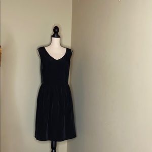Black silk dress